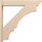 Ekena Millwork 8-in W x 48-in D x 48-in H Balboa Slat Rough Cedar Woodgrain TimberThane Outlooker, Primed Tan OUTUR080X48X48BOA24RCPR - alternate 4